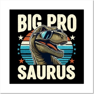 Bigbrosaurus T Rex Dino Big Bro Saurus Brother Boys Dinosaur Posters and Art